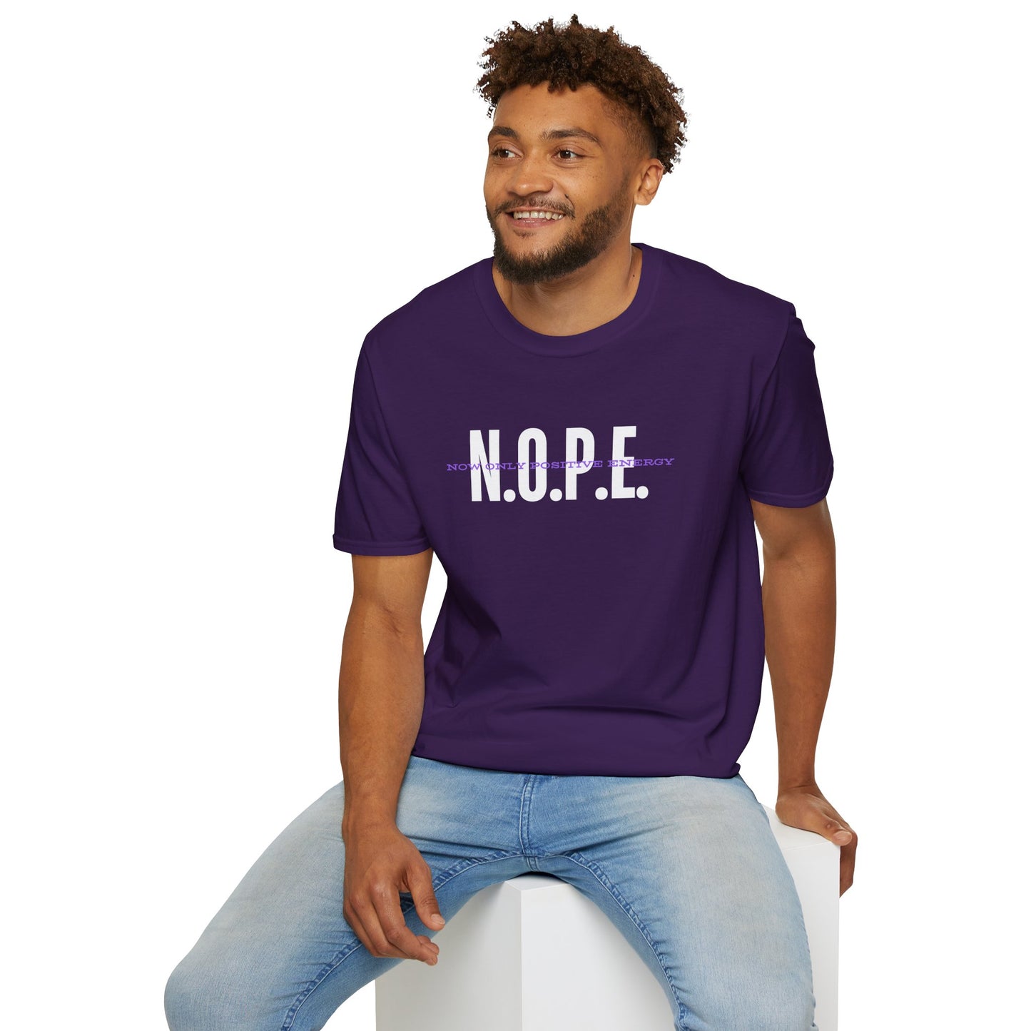 Unisex N.O.P.E. Softstyle T-Shirt - Bold Statement Tee for Laid-Back Vibes