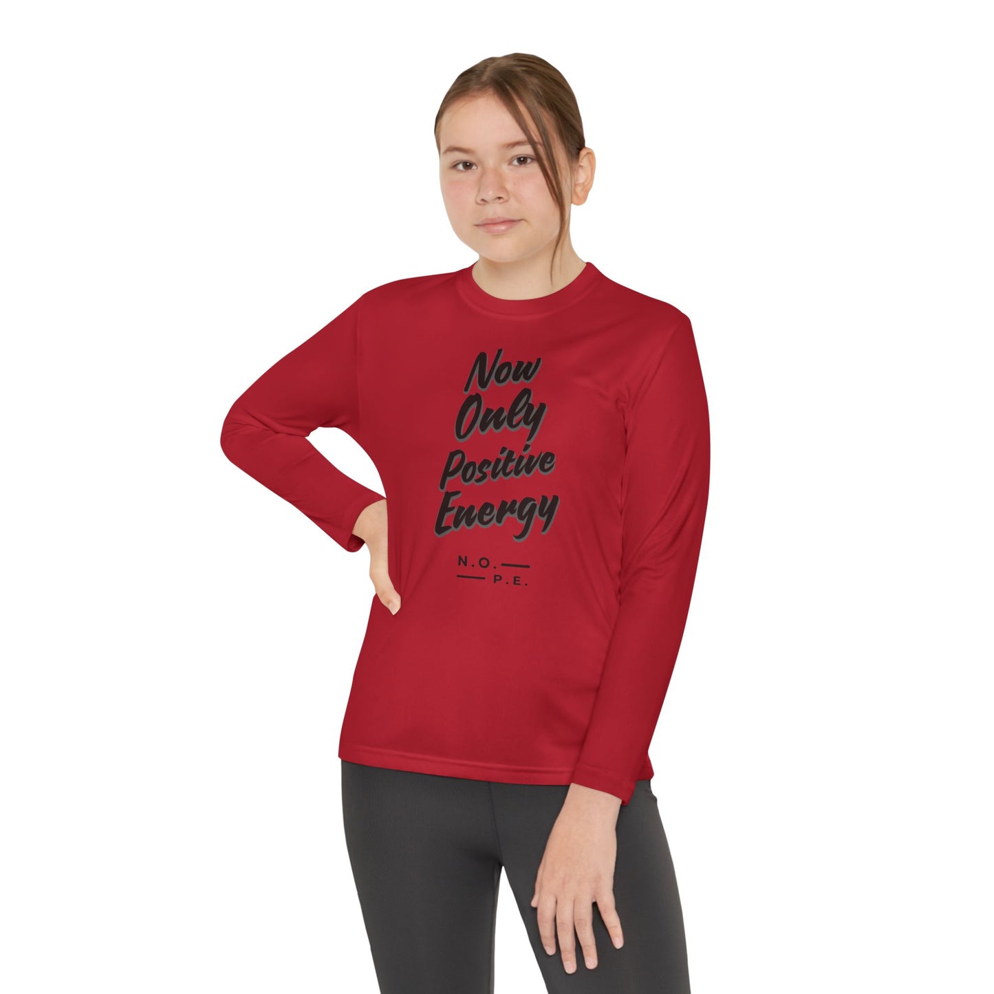 Youth Long Sleeve Tee with Positive Message