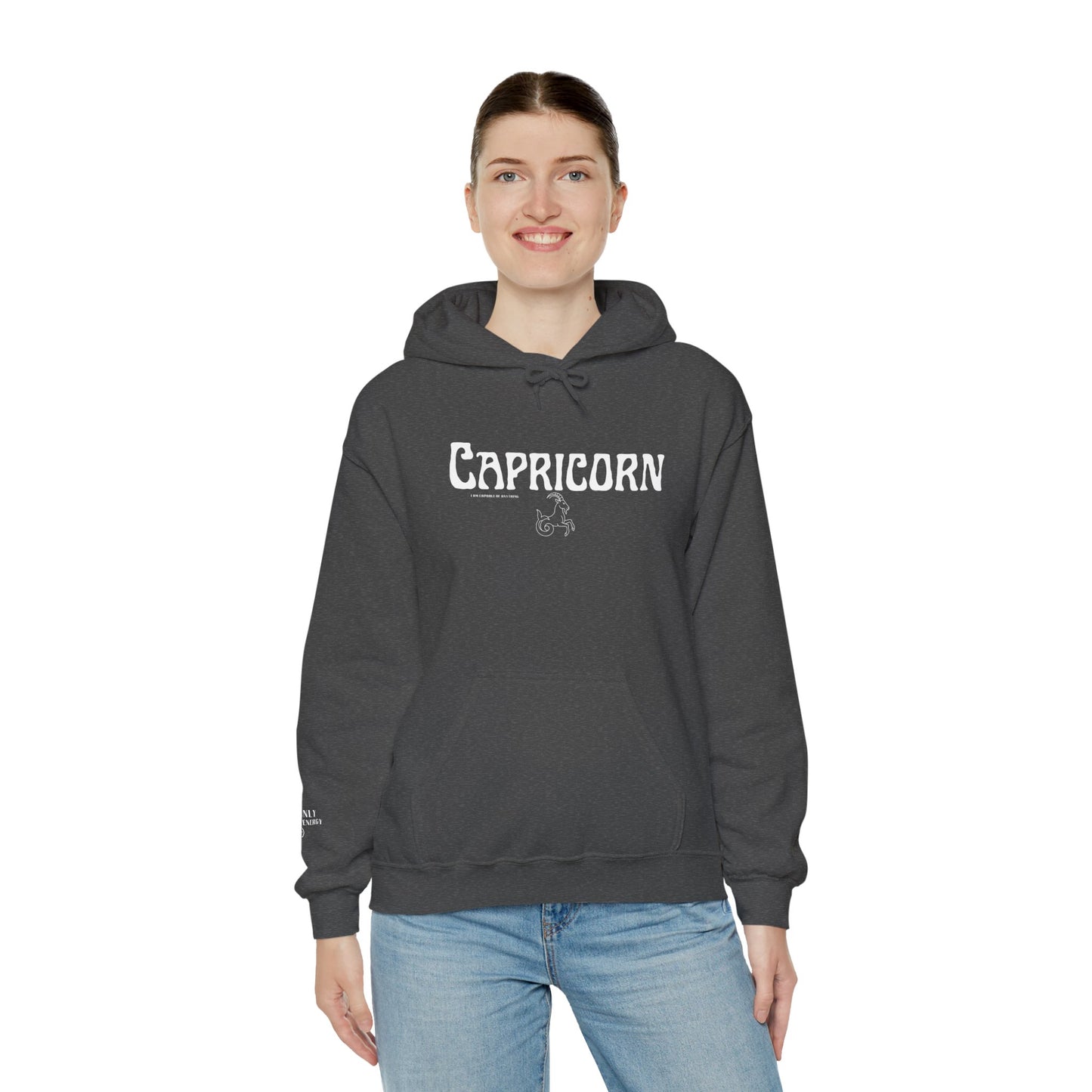Capricorn Zodiac Hoodie – Minimalist Astrological Sweatshirt