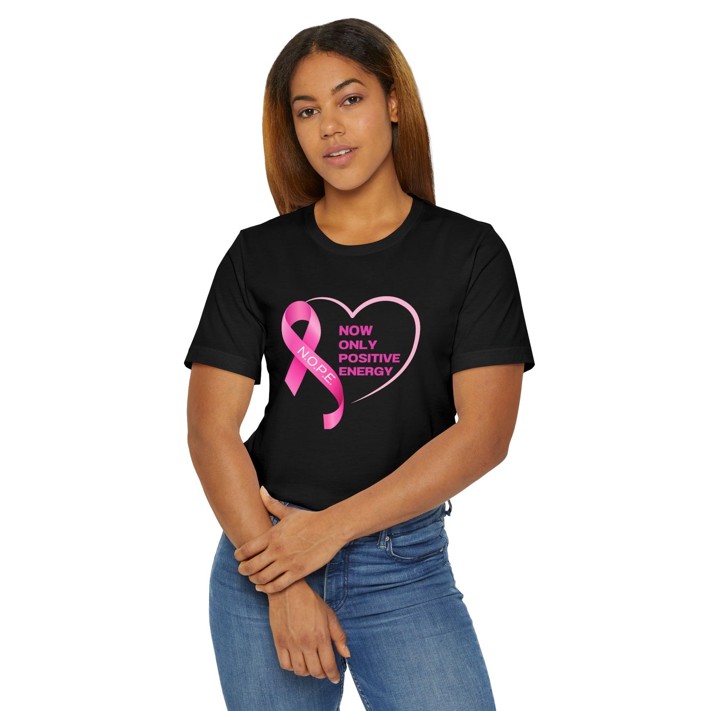 Positive Energy T-Shirt for Breast Cancer Awareness