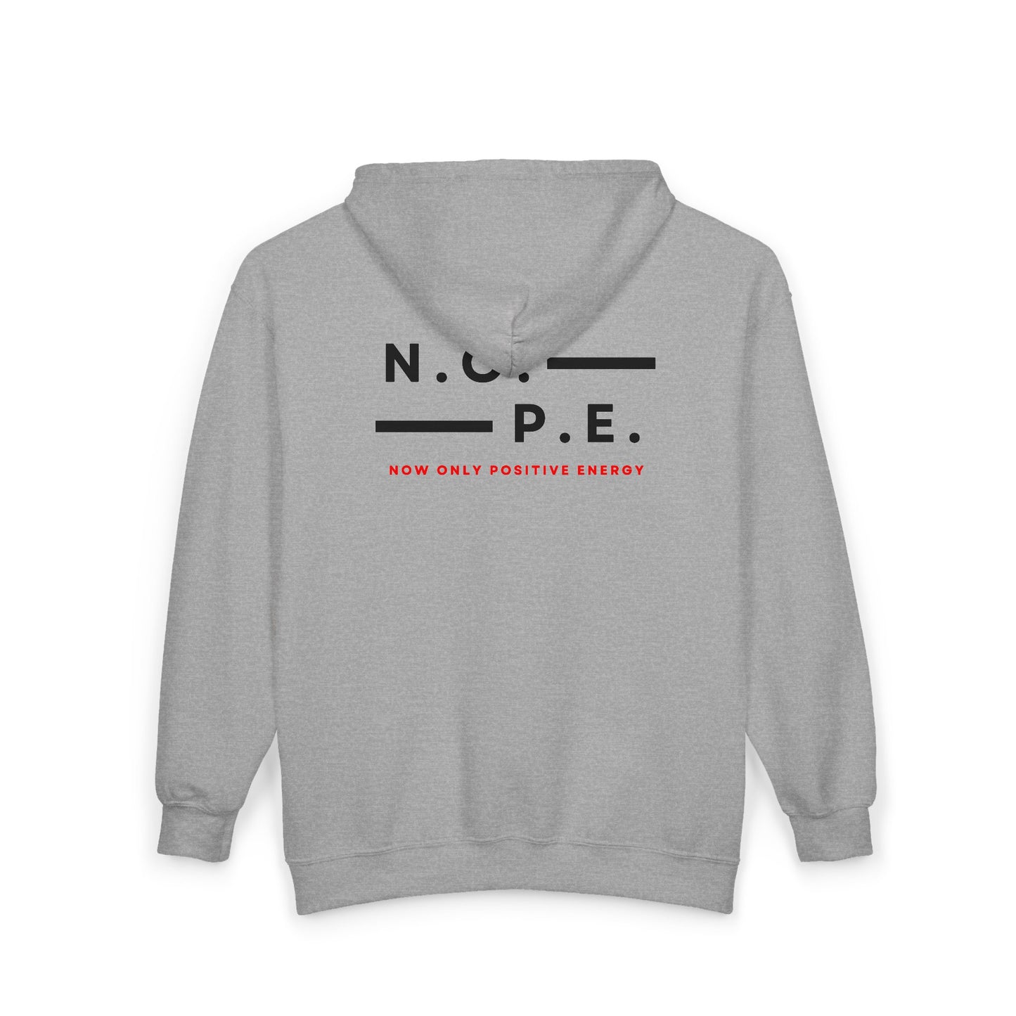 Comfy Unisex Zip Hoodie with 'N.O.P.E' Design - Perfect for Relaxation, Gifts, Casual Wear, and Occasions