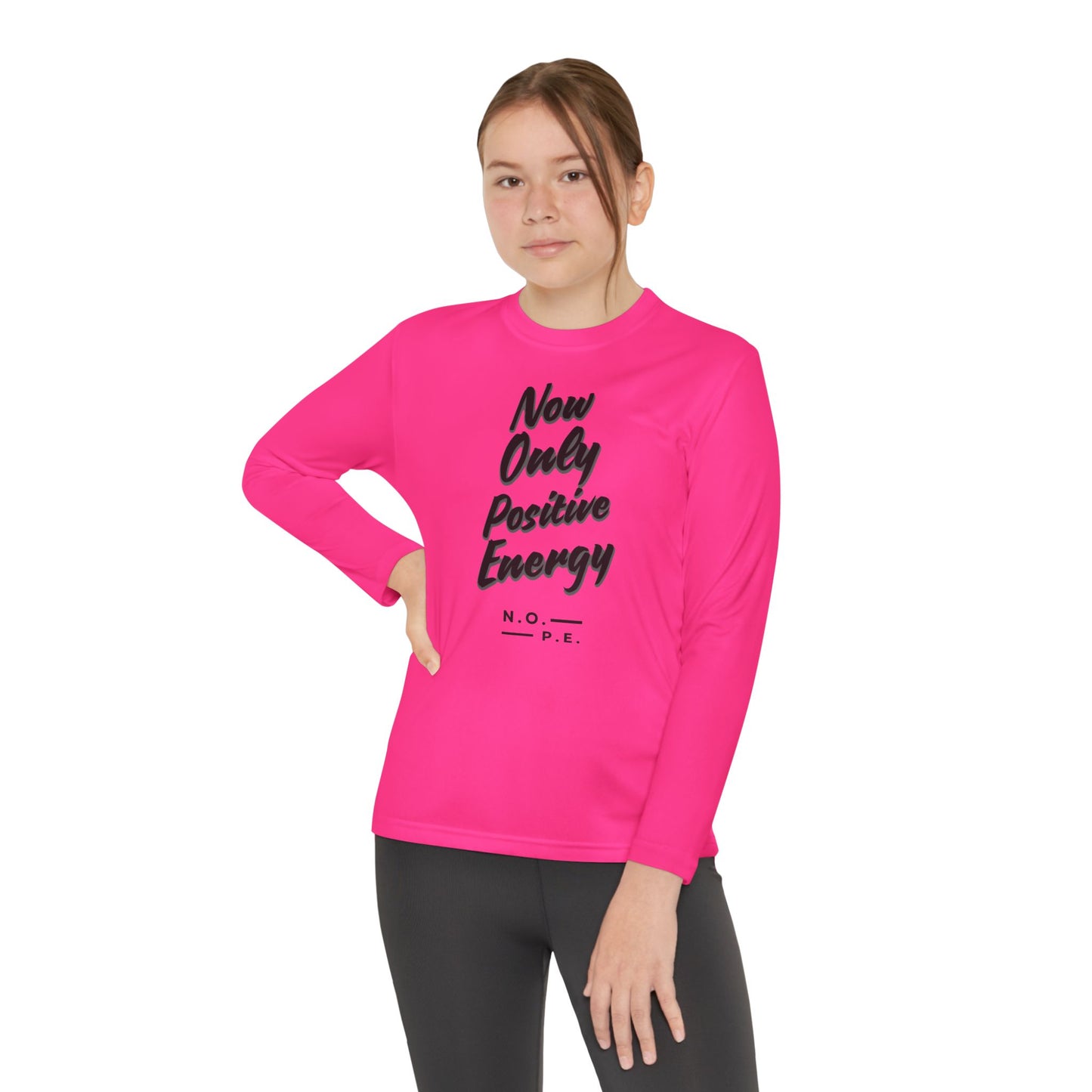 Youth Long Sleeve Tee with Positive Message