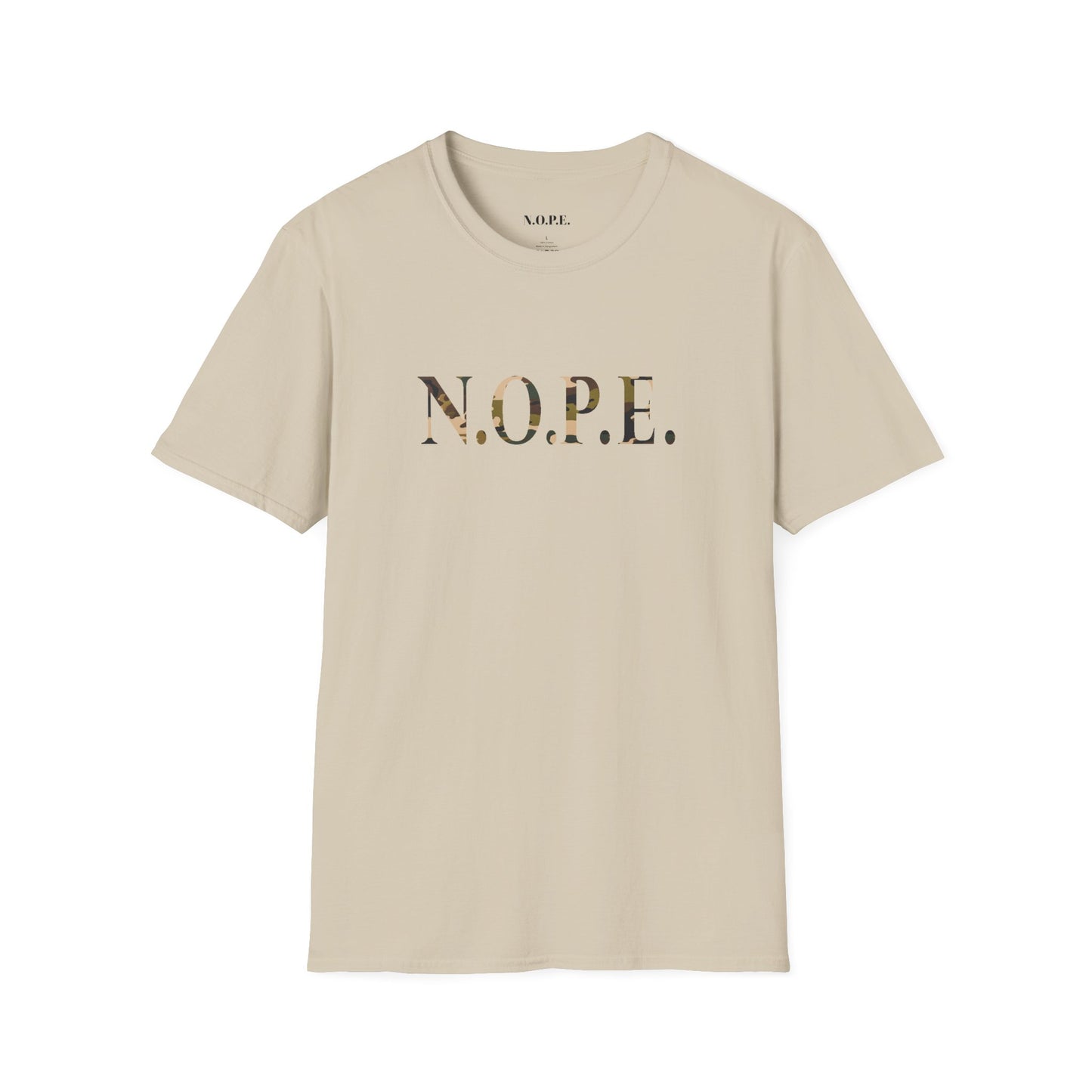 N O P E Army Fatigue Softstyle T-Shirt