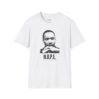 Unisex Softstyle T-Shirt - N.O.P.E. Graphic Tee for Activism & Awareness