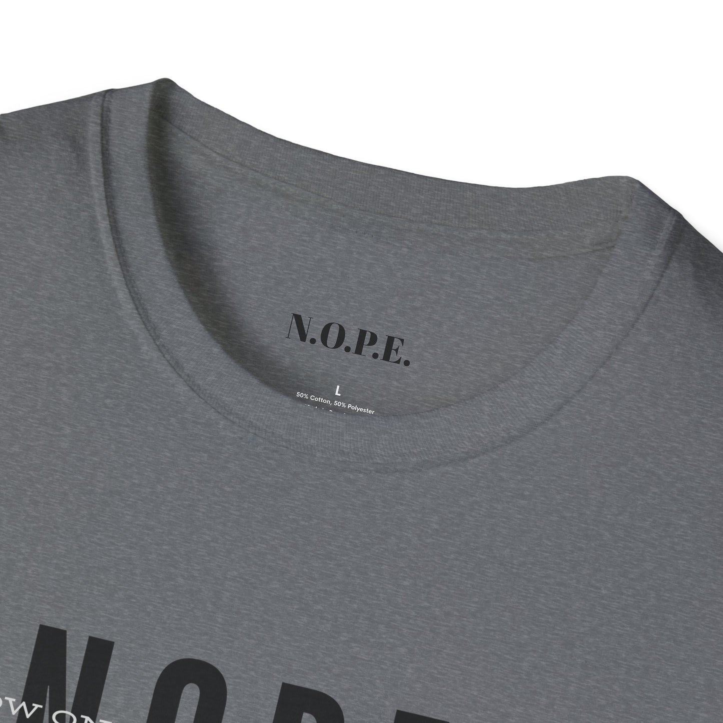 Unisex Softstyle T-Shirt - 'N.O.P.E.' Casual Tee for Everyday Comfort