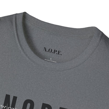 Unisex Softstyle T-Shirt - 'N.O.P.E.' Casual Tee for Everyday Comfort