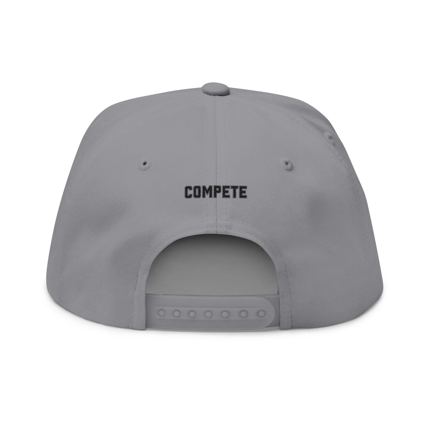 Flat Bill Cap - N.O.P.E Athletics, Athletic Hat for Sports, Motivational Gift, Trendy Apparel, Outdoor Activities, Compete