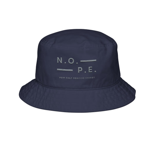 Copy of NOPE Embroidered Bucket Hat — Casual Cotton Summer Sun Hat