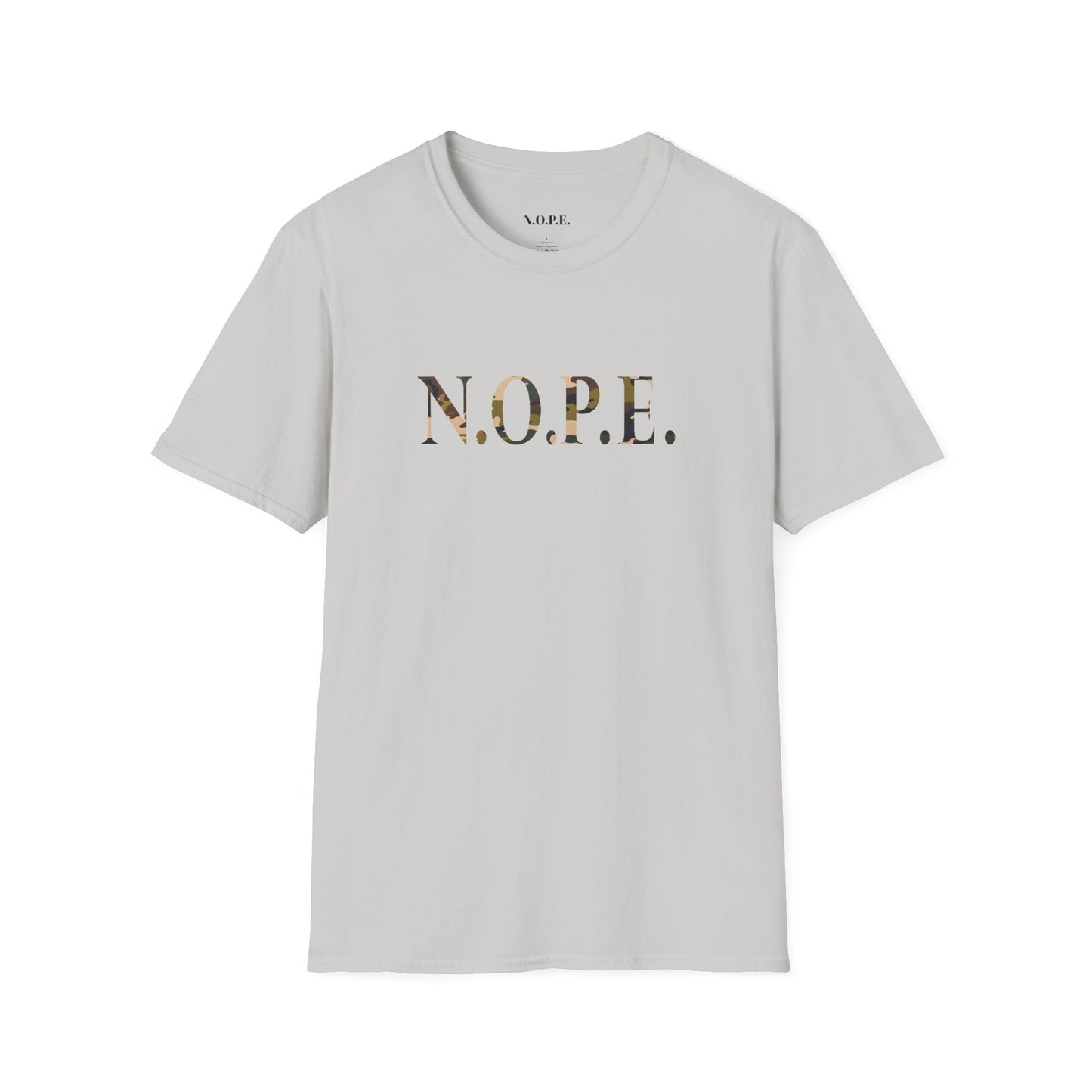 N O P E Army Fatigue Softstyle T-Shirt