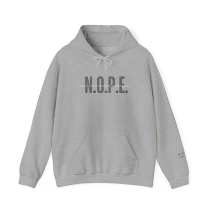 N.O.P.E. Classic Hooded Sweatshirt — Bold Statement Hoodie