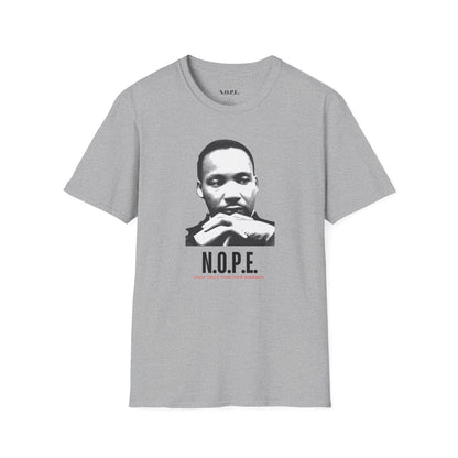 Unisex Softstyle T-Shirt - N.O.P.E. Graphic Tee for Activism & Awareness