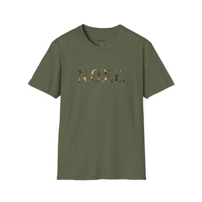 N O P E Army Fatigue Softstyle T-Shirt