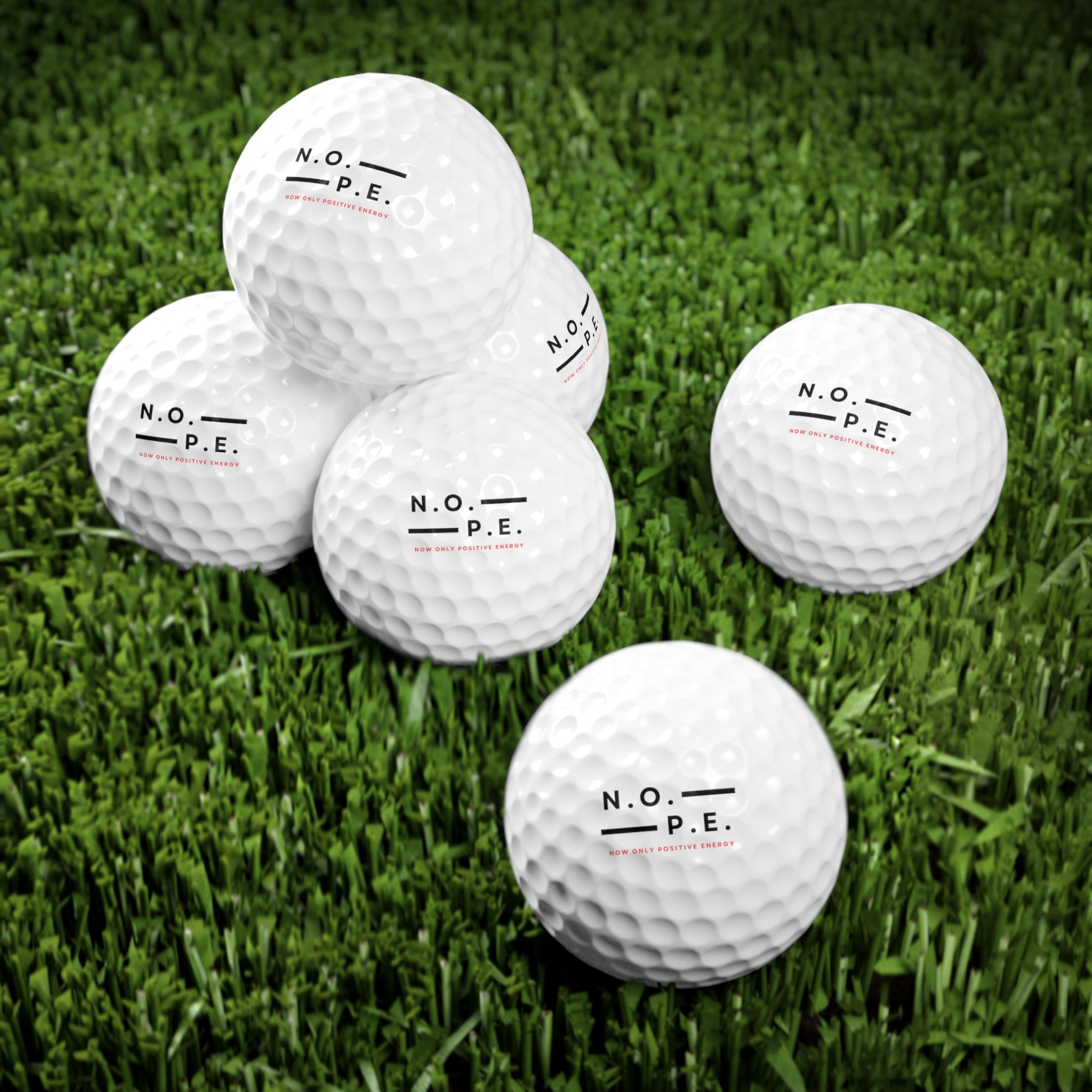 Golf Balls — N.O.P.E. Athletics: Built for Focus (6-Pack)