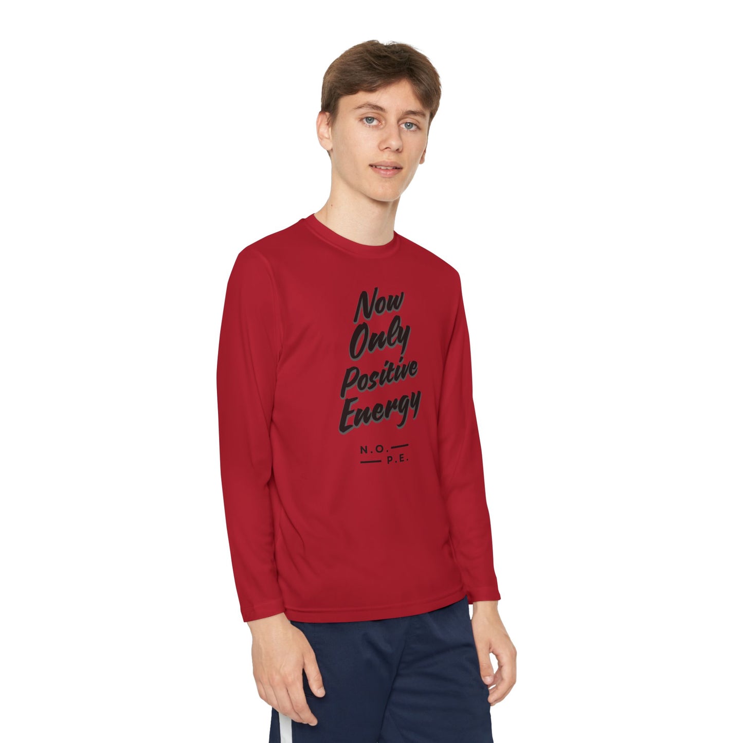 Youth Long Sleeve Tee with Positive Message
