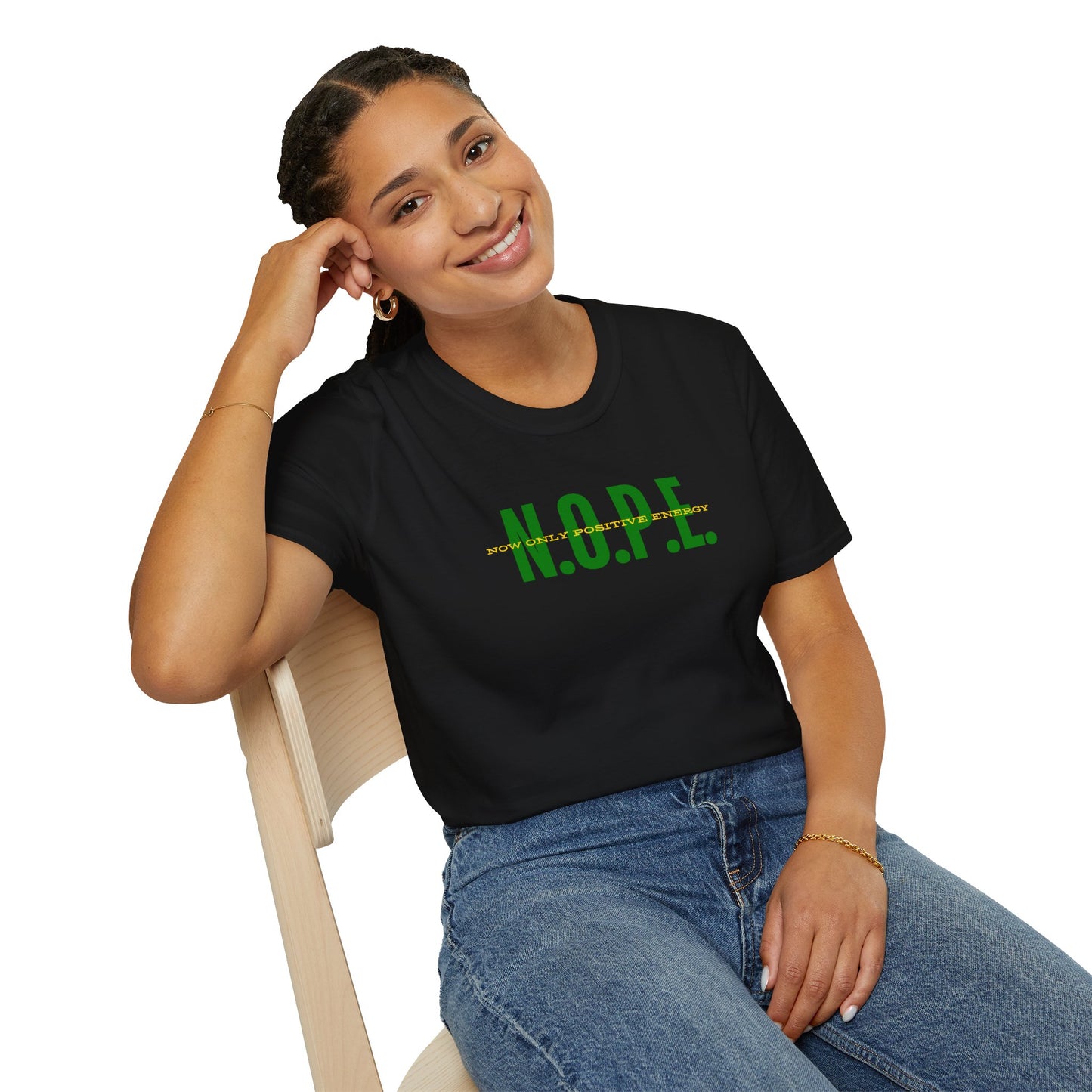 N.O.P.E. Unisex Softstyle T-Shirt - Casual Statement Tee for Relaxed Vibes
