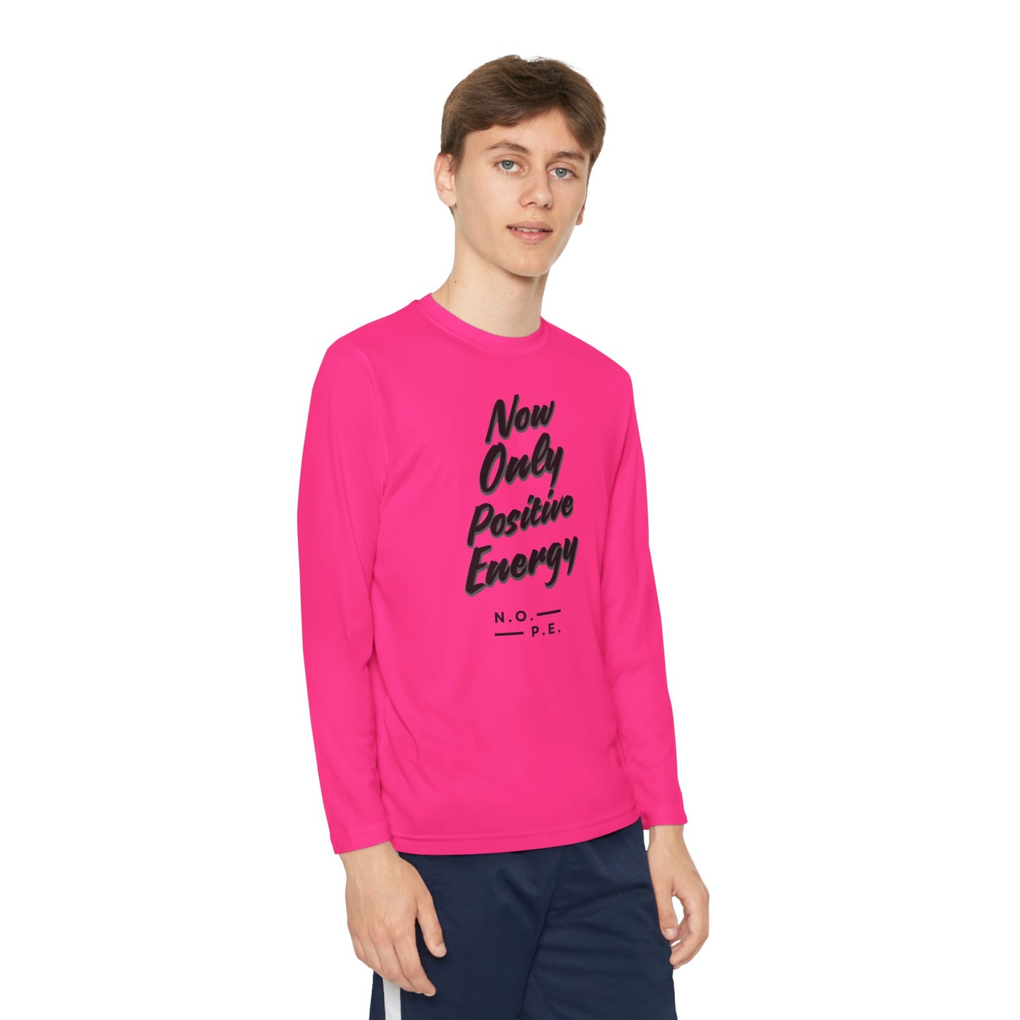 Youth Long Sleeve Tee with Positive Message