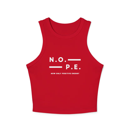 Copy of Women's Racer Tank Top - 'N.O.P.E.' Inspirational Tee