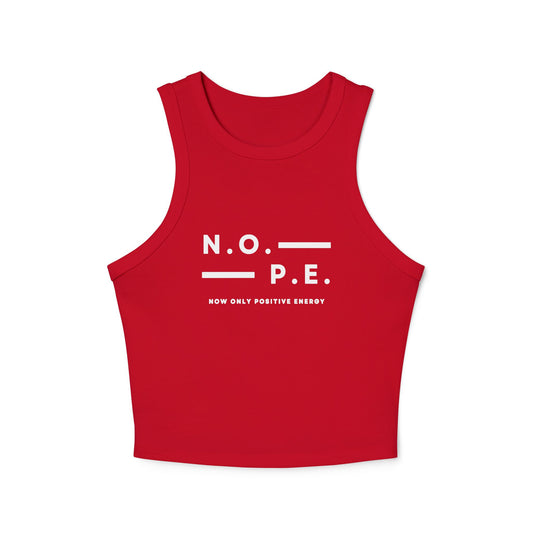 Copy of Women's Racer Tank Top - 'N.O.P.E.' Inspirational Tee