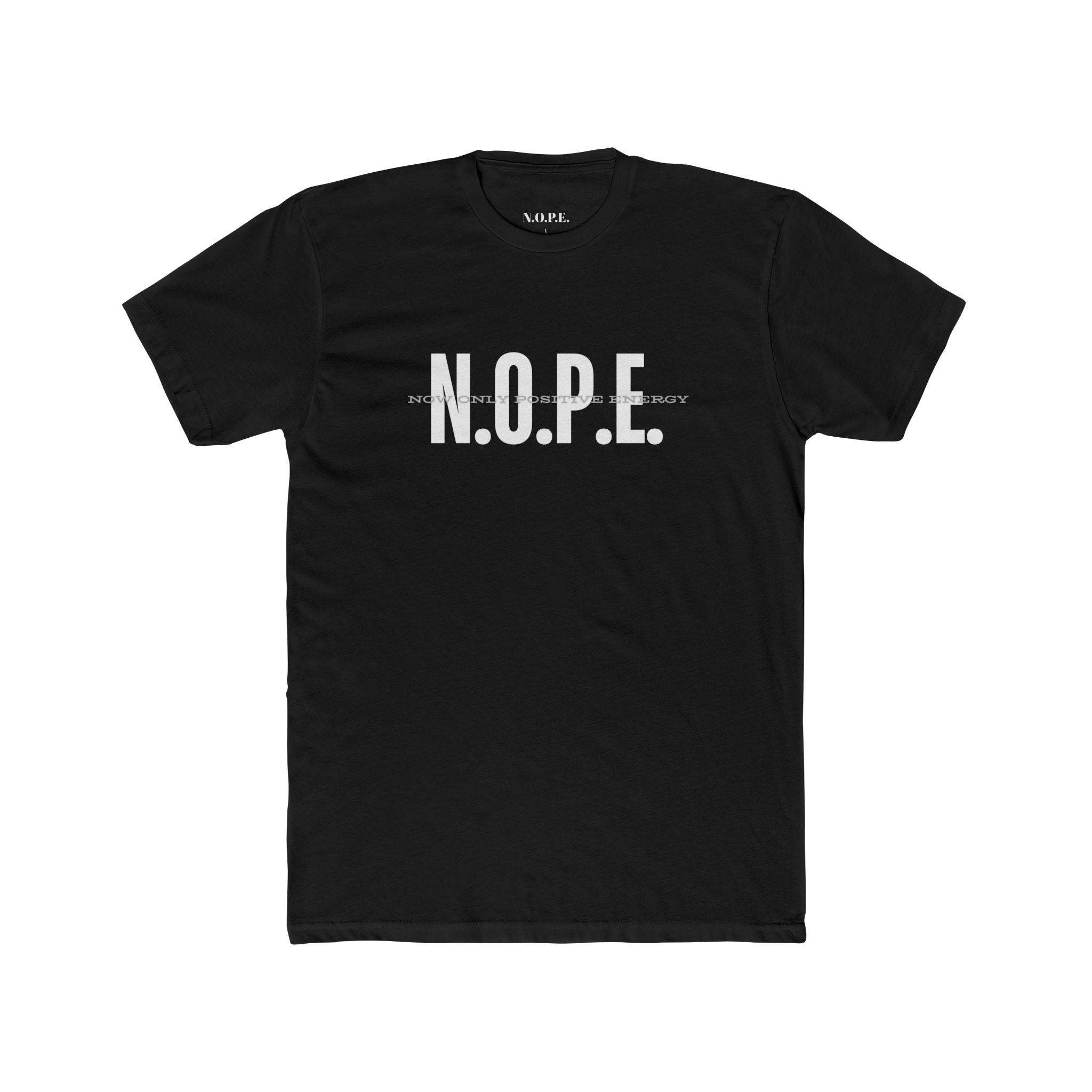 NOPE Graphic Tee — Funny Statement Black T-Shirt