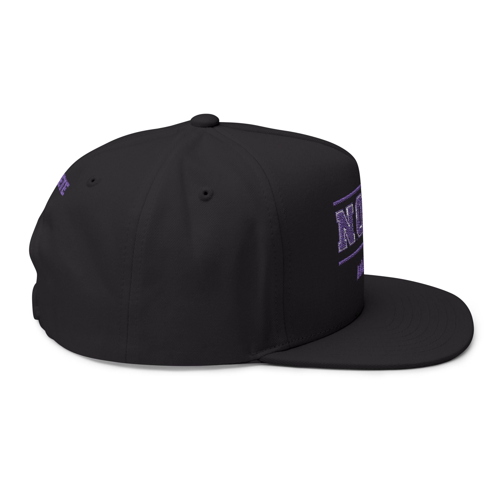 Athletic Embroidered Flat Bill Cap - Stylish and Trendy, Perfect for Sports Lovers, Summer Outings, and Gift Giving