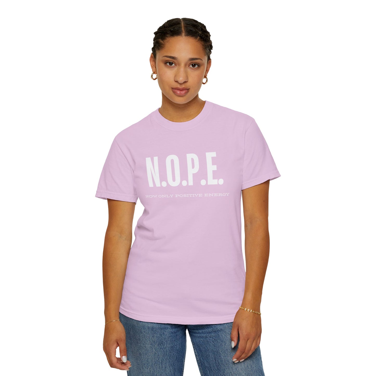 Unisex T-Shirt: N.O.P.E. - Now Only Positive Energy | Trendy Graphic Tee, Motivational Top, Gift for Positivity Lovers, Everyday Wear, [...]