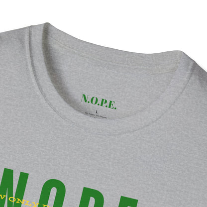 N.O.P.E. Unisex Softstyle T-Shirt - Casual Statement Tee for Relaxed Vibes