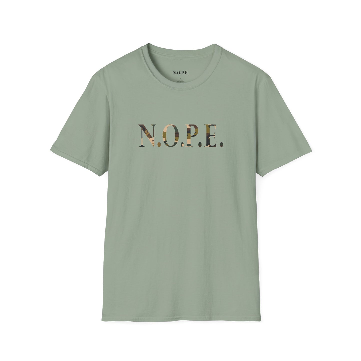 N O P E Army Fatigue Softstyle T-Shirt