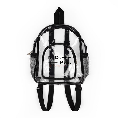 Clear Stadium Backpack, Transparent Bag, Game Day Essentials, Concert Ready, School Compliant, Festival Accessory, Clear Tote