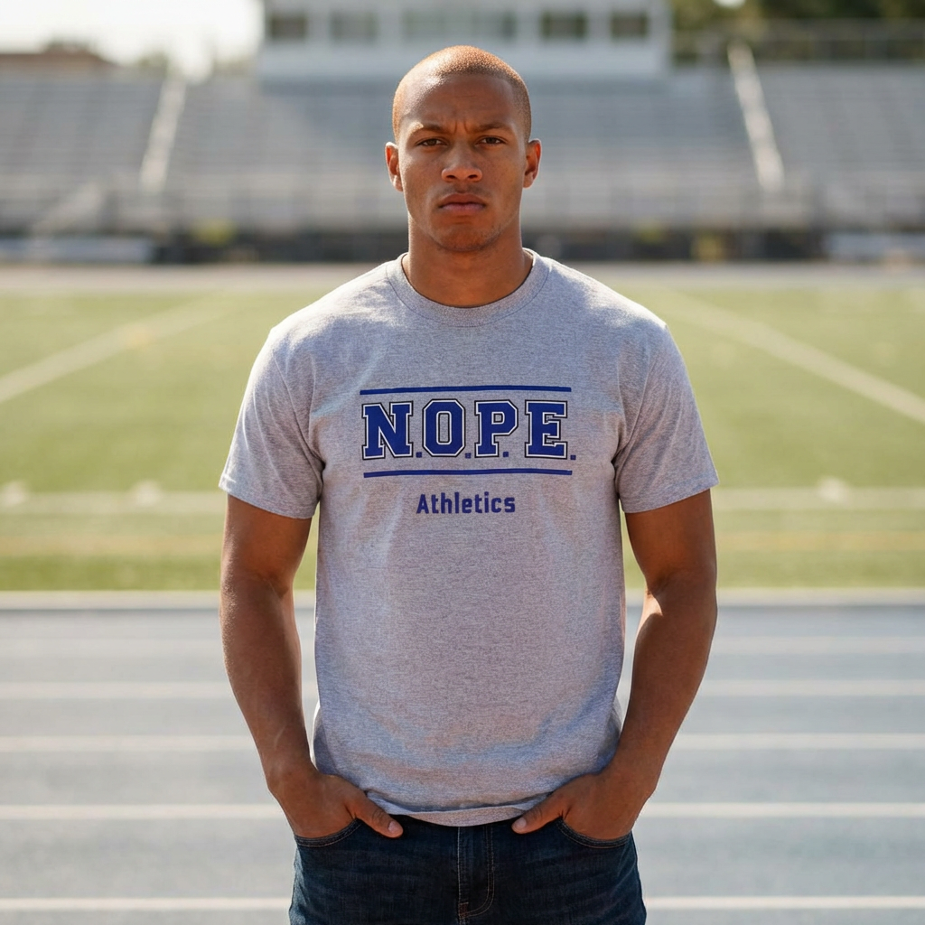 Athletic Statement Tee: Unisex Heavy Cotton Tee with 'NOPE' and 'COMPETE' Designs, Casual Wear, Workout Shirt, Gift for Fitness [...]