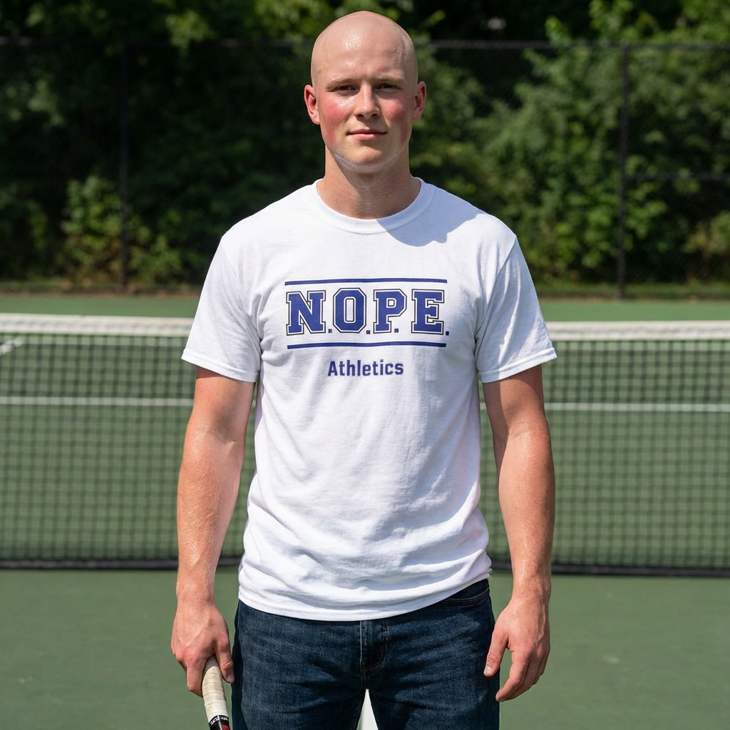 Athletic Statement Tee: Unisex Heavy Cotton Tee with 'NOPE' and 'COMPETE' Designs, Casual Wear, Workout Shirt, Gift for Fitness [...]