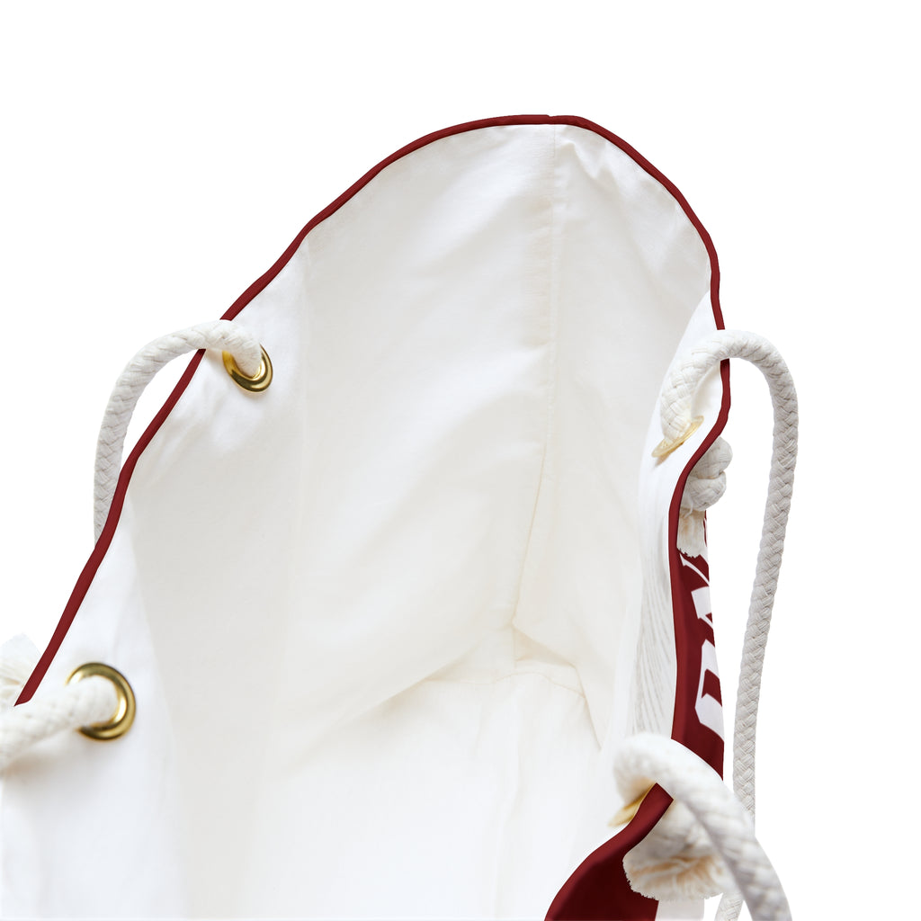 Weekender Bag — "Now Only Positive Energy" Red Travel Tote