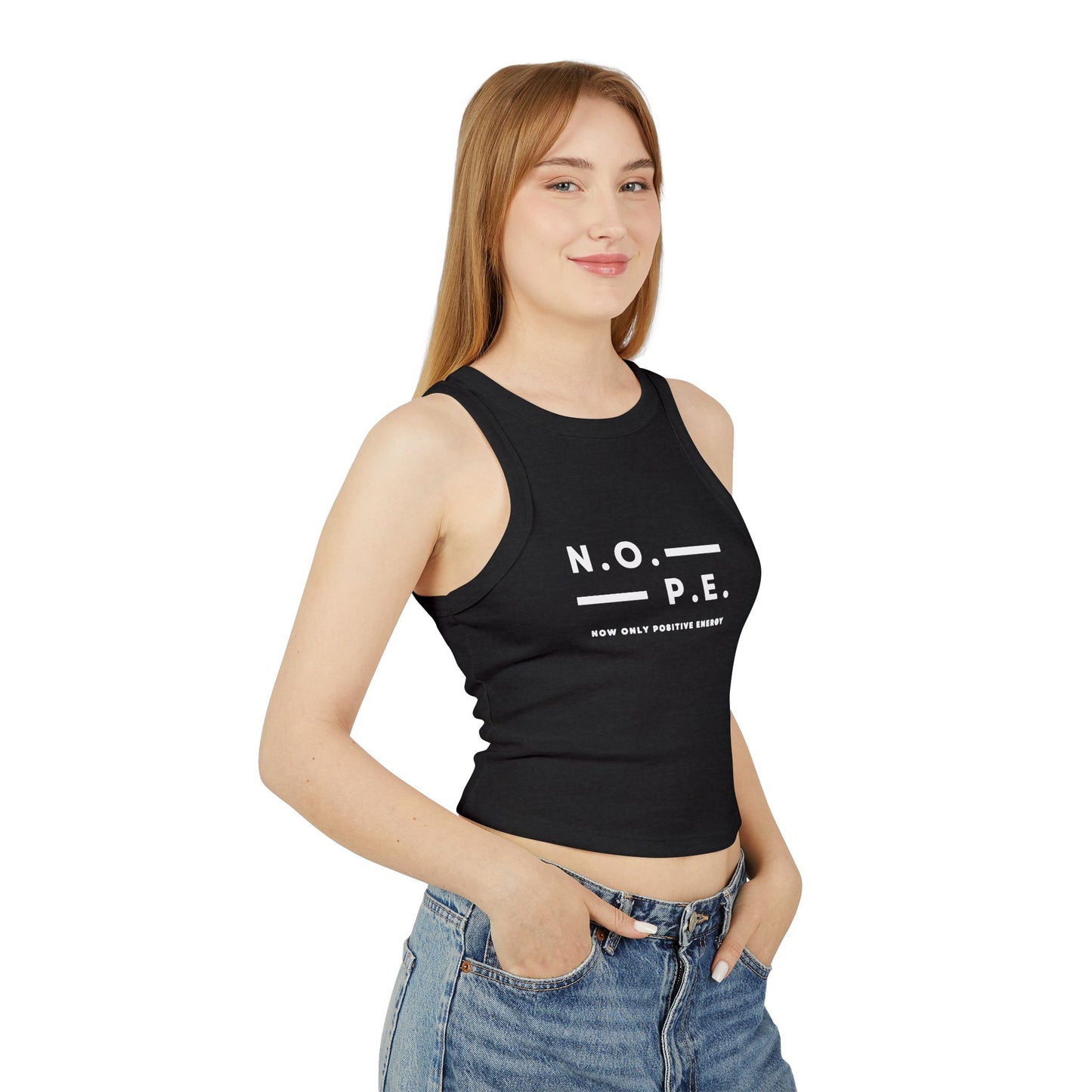 Copy of Women's Racer Tank Top - 'N.O.P.E.' Inspirational Tee