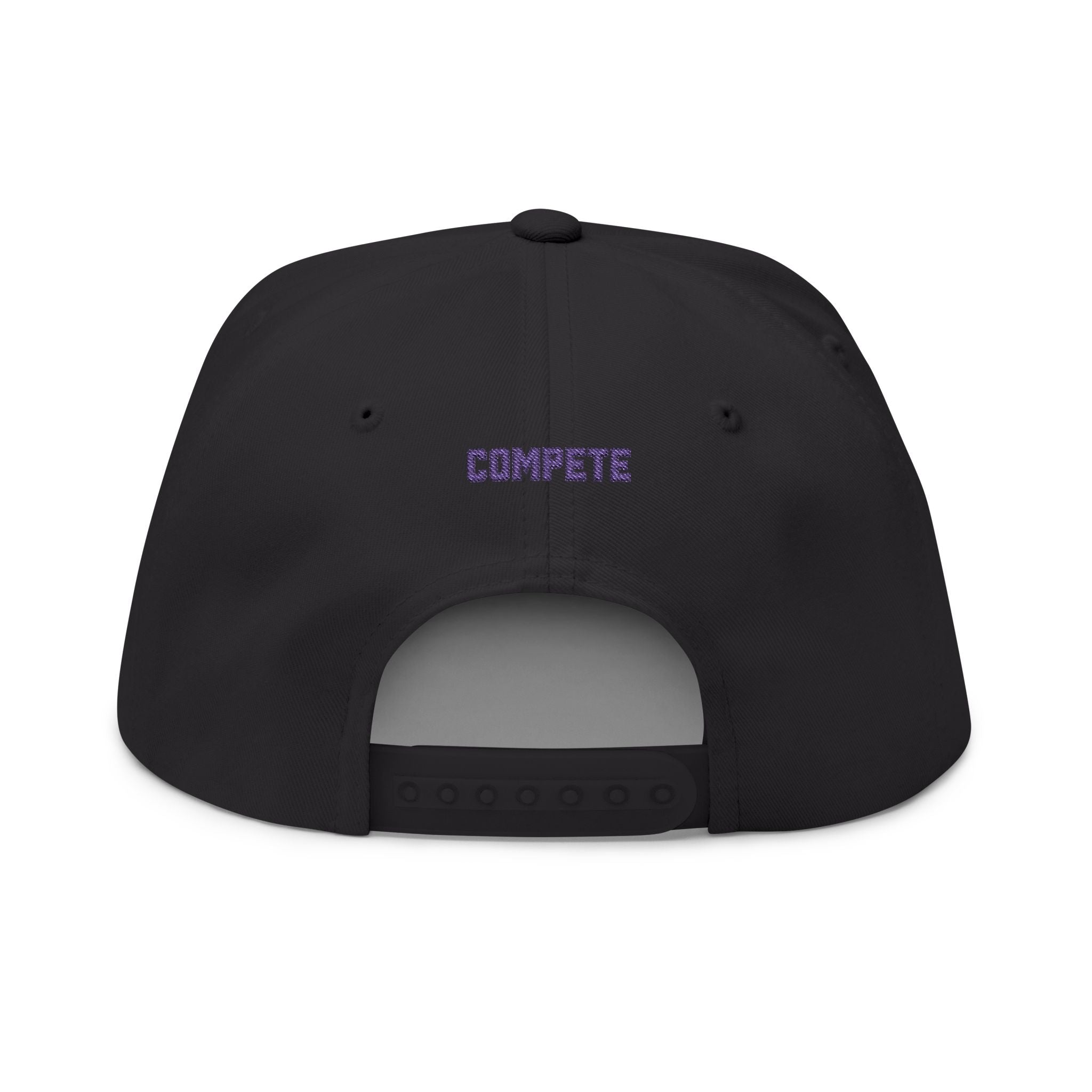 Athletic Embroidered Flat Bill Cap - Stylish and Trendy, Perfect for Sports Lovers, Summer Outings, and Gift Giving
