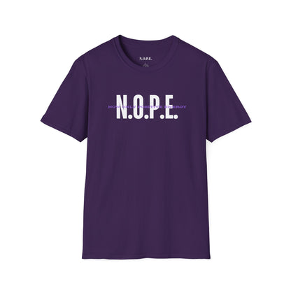 Unisex N.O.P.E. Softstyle T-Shirt - Bold Statement Tee for Laid-Back Vibes