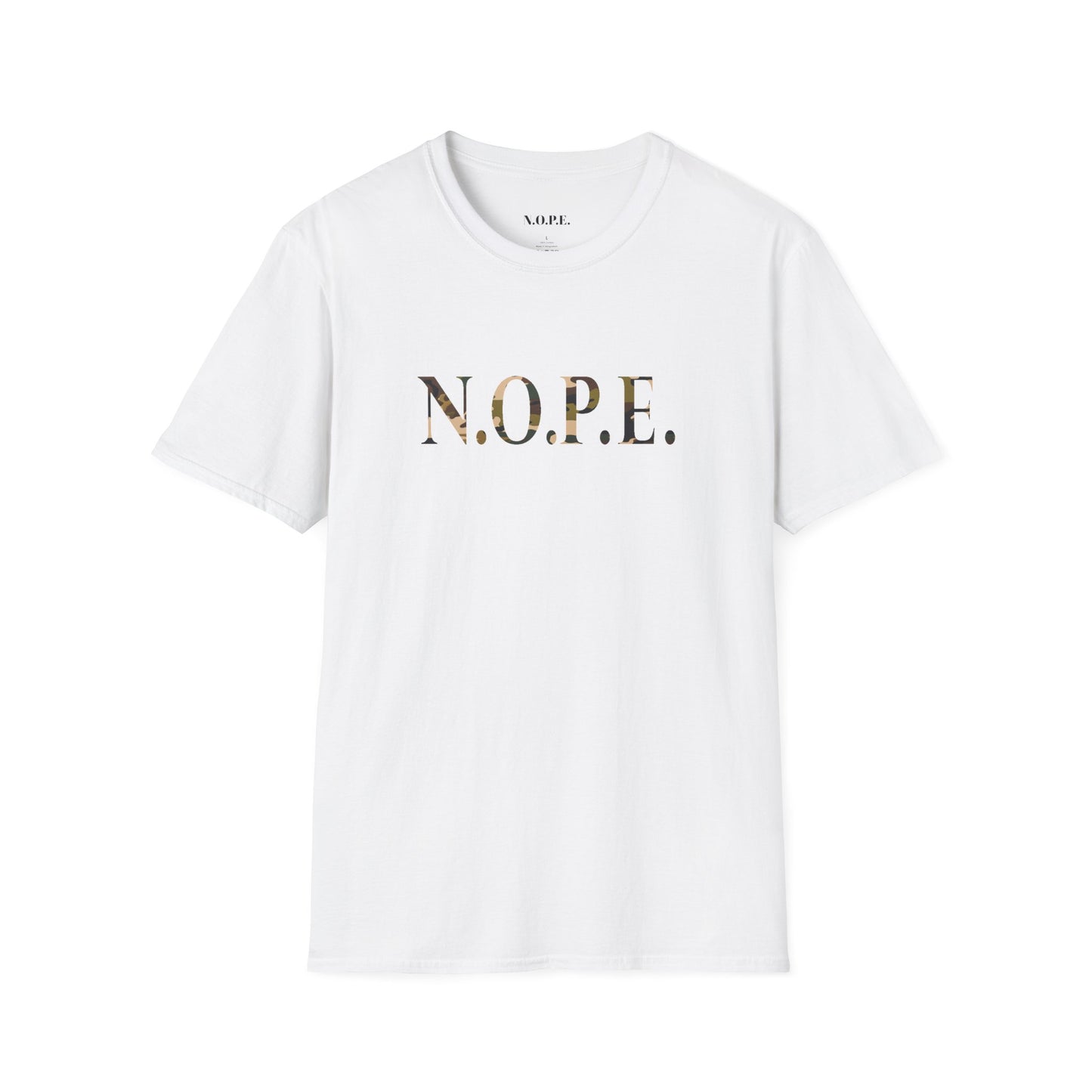 N O P E Army Fatigue Softstyle T-Shirt