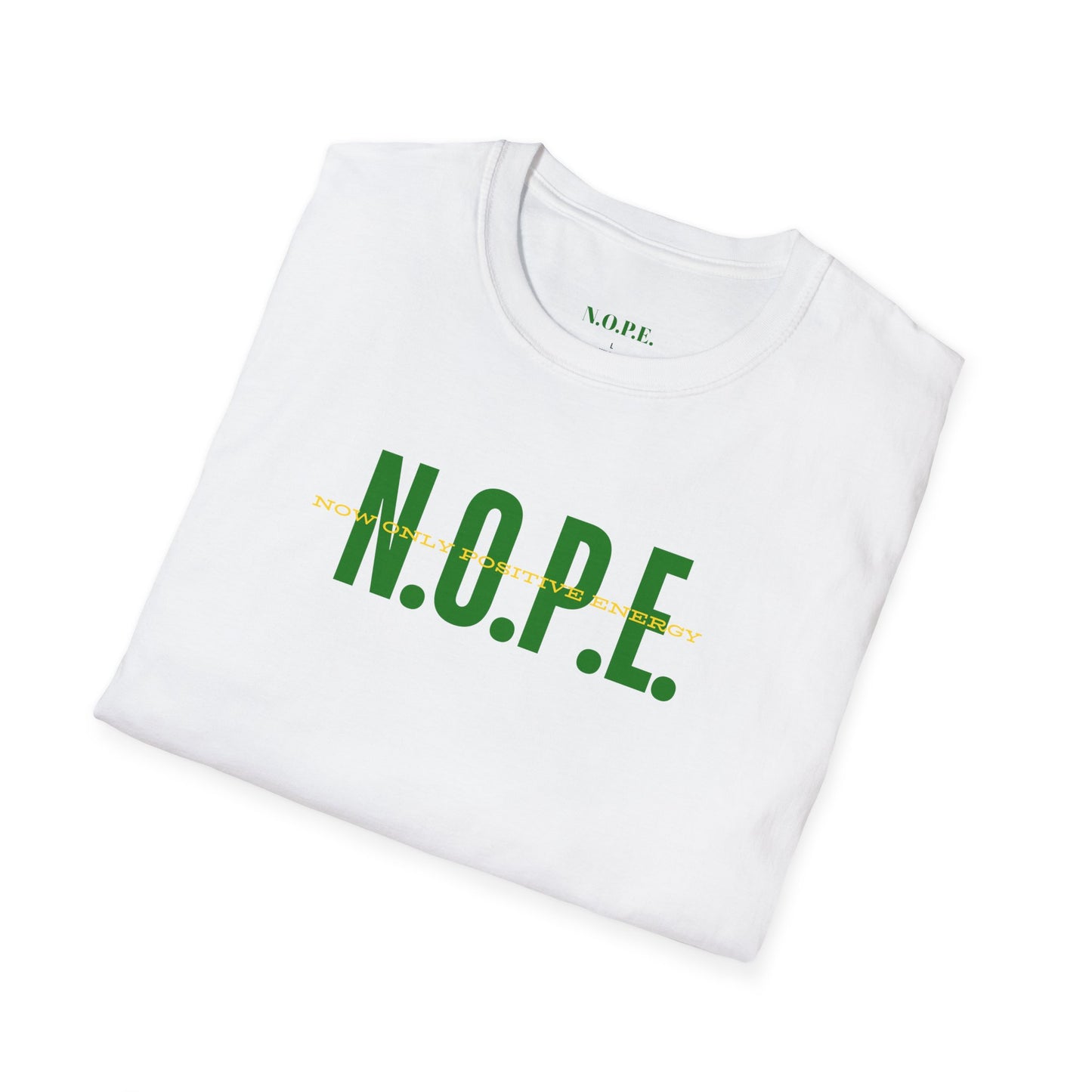 N.O.P.E. Unisex Softstyle T-Shirt - Casual Statement Tee for Relaxed Vibes