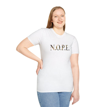 N O P E Army Fatigue Softstyle T-Shirt
