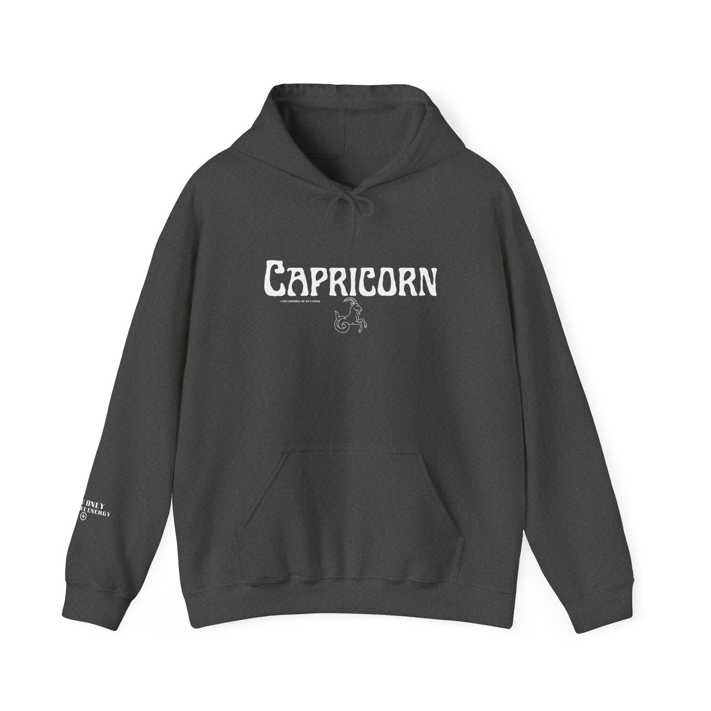 Capricorn Zodiac Hoodie – Minimalist Astrological Sweatshirt