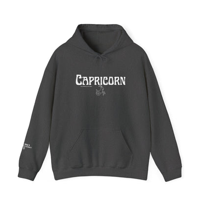 Capricorn Zodiac Hoodie – Minimalist Astrological Sweatshirt