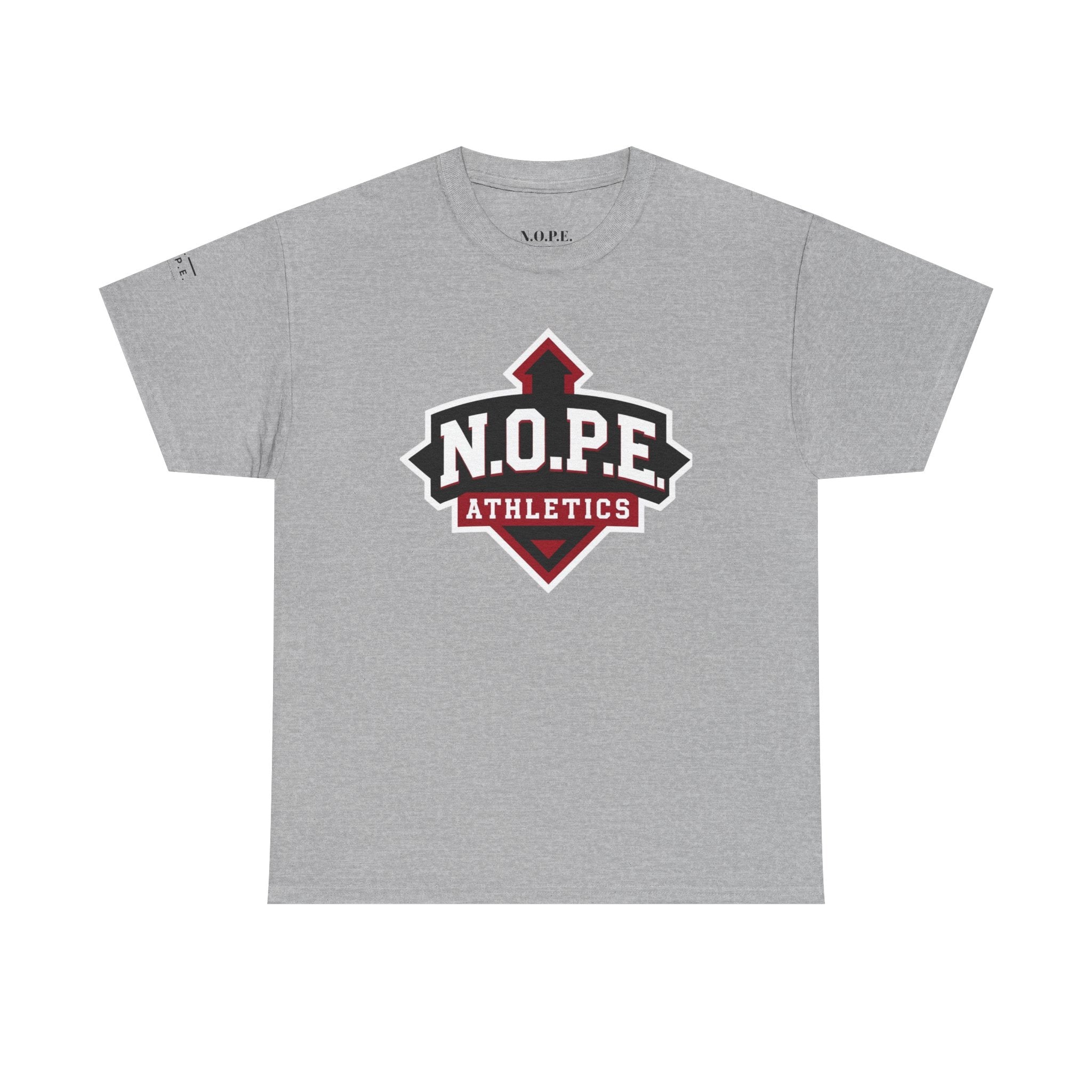Unisex Motivational Tee - N.O.P.E. Athletics, Positive Vibes Shirt, Casual Wear, Gift for Fitness Lovers, Everyday Inspiration
