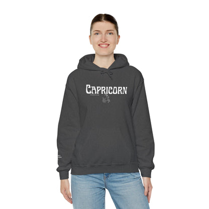 Capricorn Zodiac Hoodie – Minimalist Astrological Sweatshirt