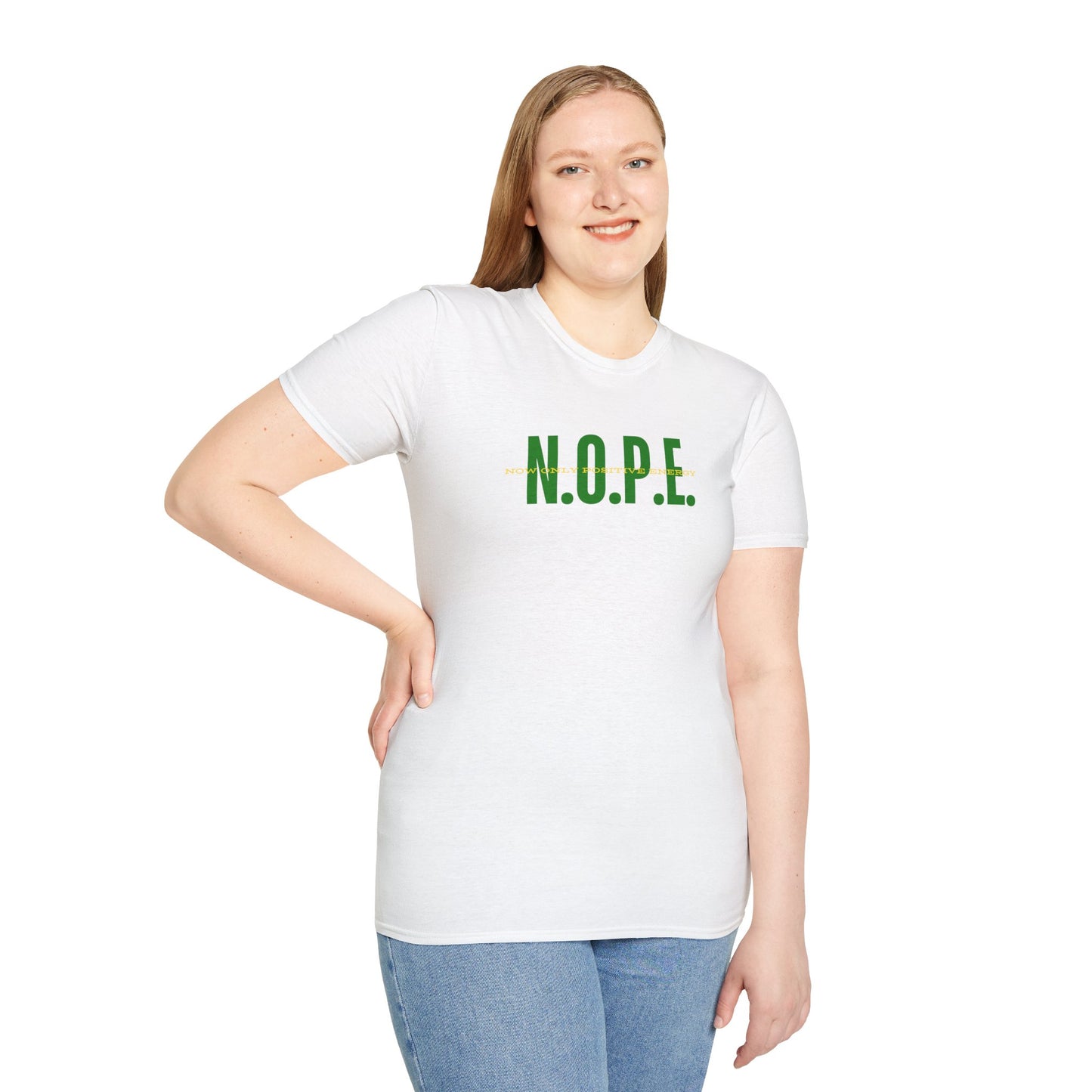 N.O.P.E. Unisex Softstyle T-Shirt - Casual Statement Tee for Relaxed Vibes