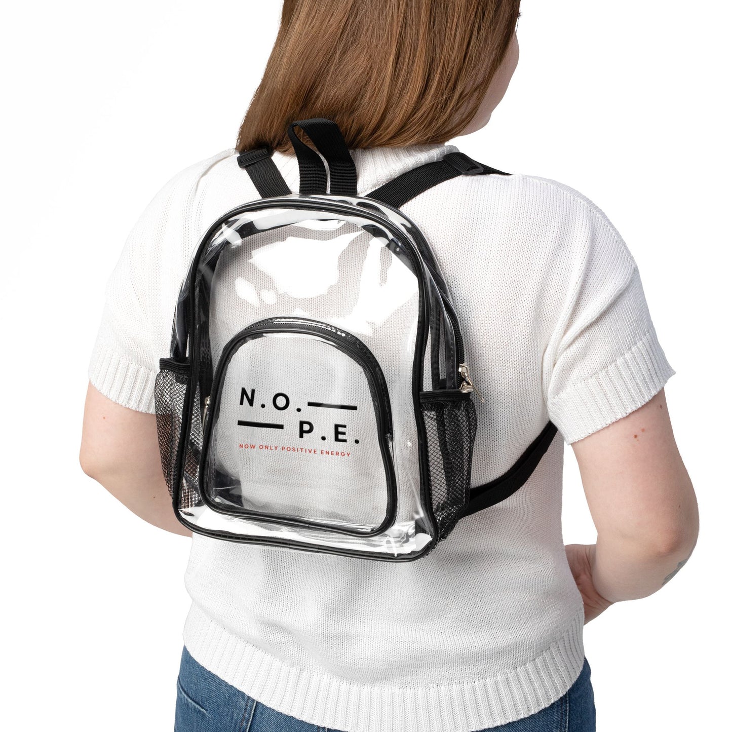 Clear Stadium Backpack, Transparent Bag, Game Day Essentials, Concert Ready, School Compliant, Festival Accessory, Clear Tote