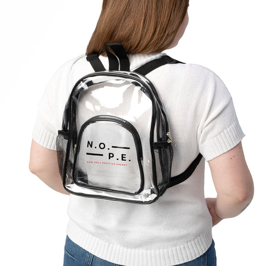 Clear Stadium Backpack, Transparent Bag, Game Day Essentials, Concert Ready, School Compliant, Festival Accessory, Clear Tote