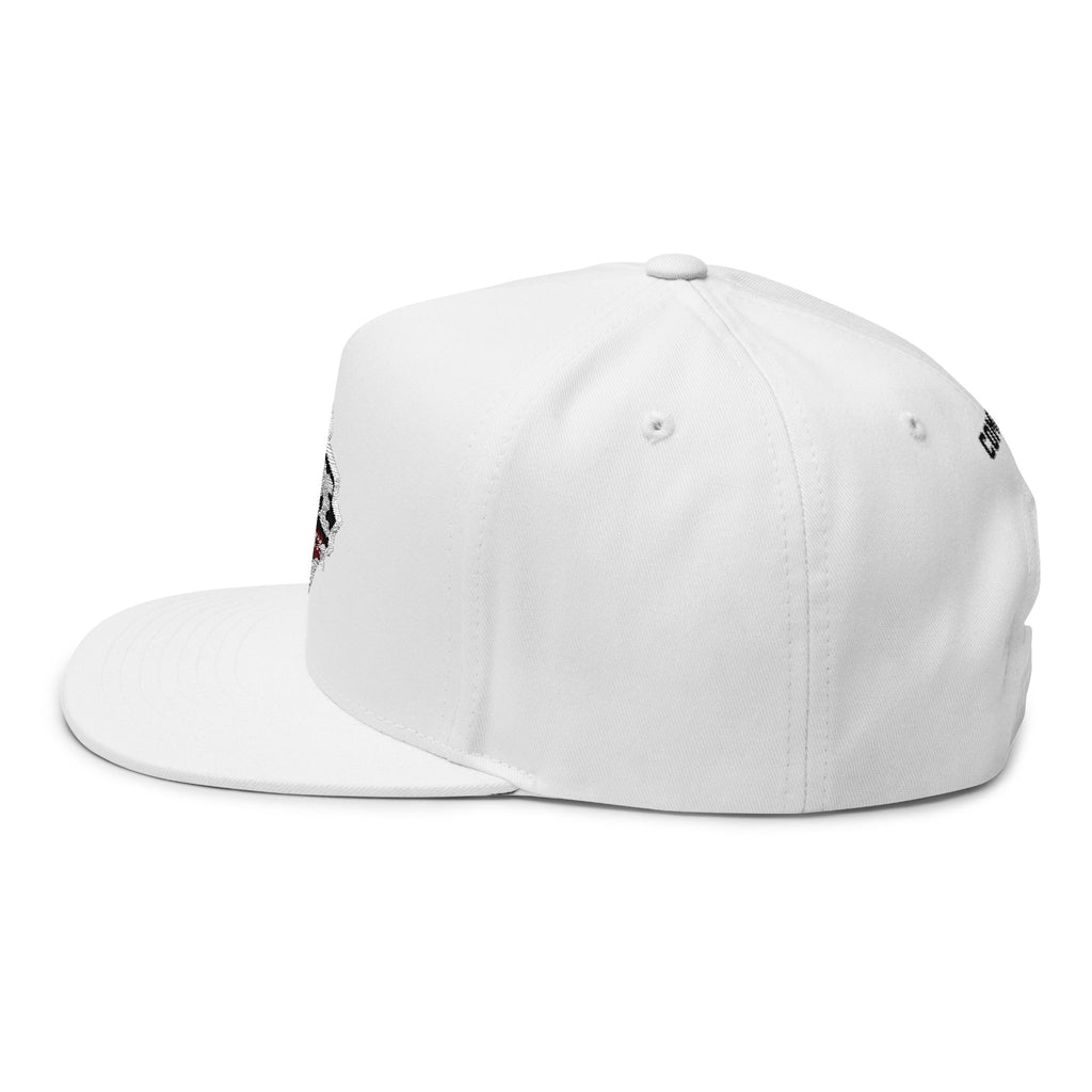 Flat Bill Cap - N.O.P.E Athletics, Athletic Hat for Sports, Motivational Gift, Trendy Apparel, Outdoor Activities, Compete