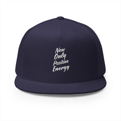 Embroidered 5 Panel Trucker Cap - Positive Energy Vibe Hat