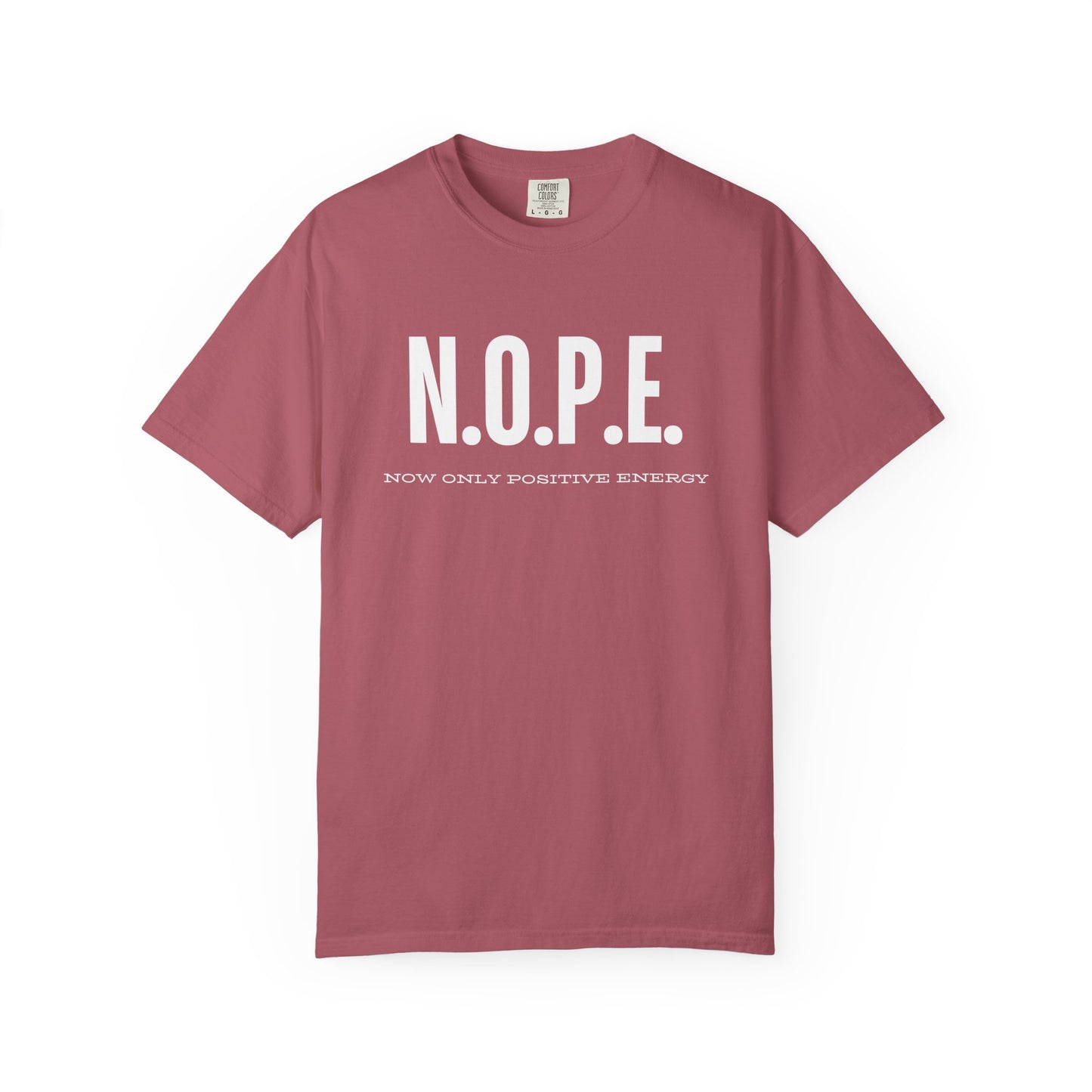 Unisex T-Shirt: N.O.P.E. - Now Only Positive Energy | Trendy Graphic Tee, Motivational Top, Gift for Positivity Lovers, Everyday Wear, [...]