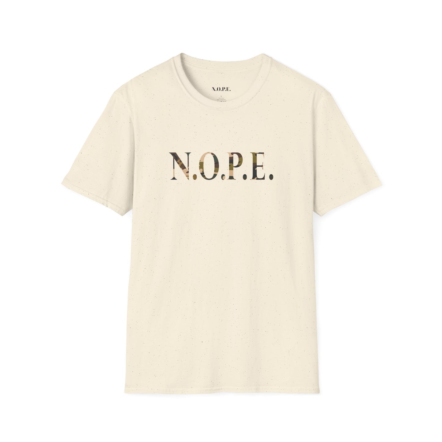 N O P E Army Fatigue Softstyle T-Shirt