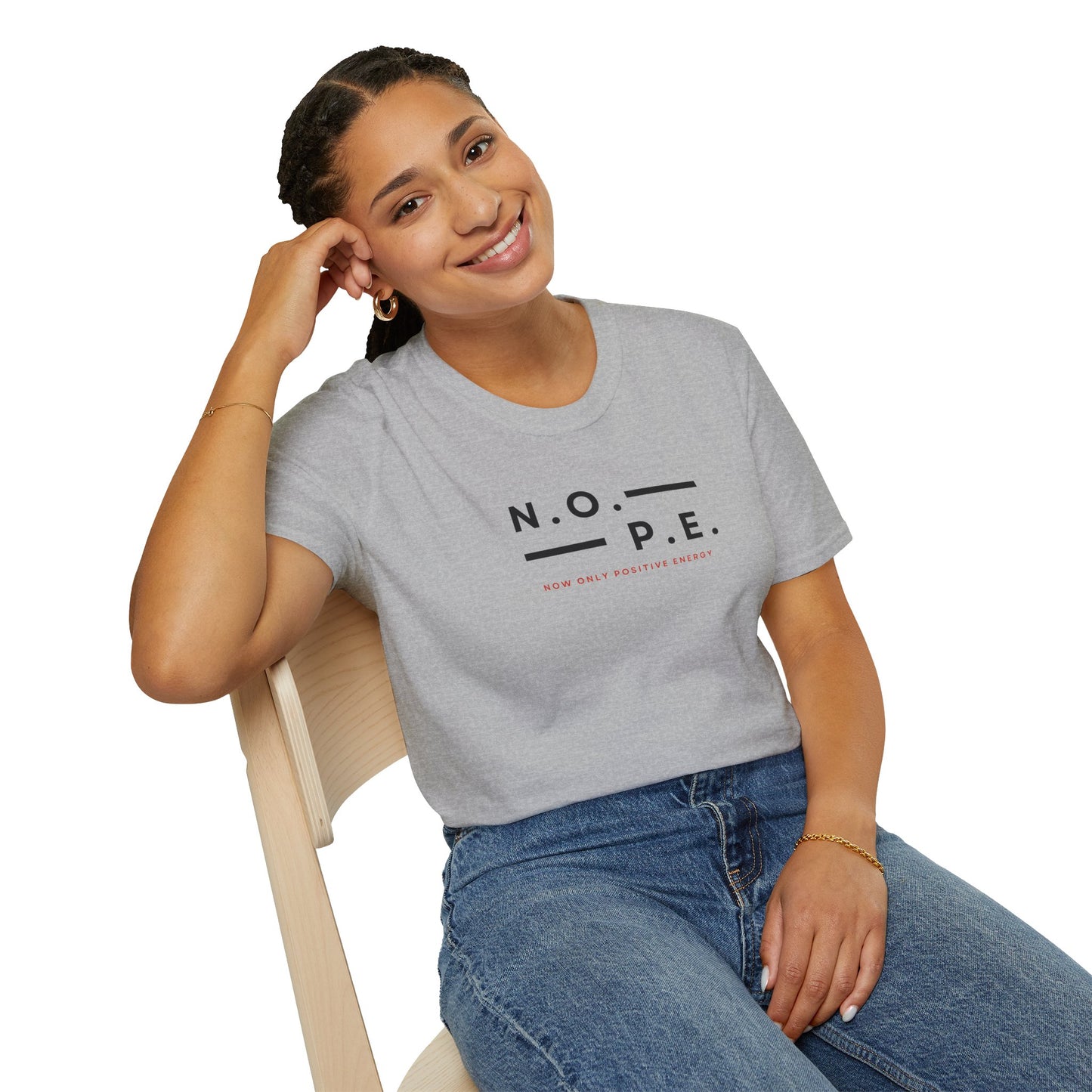 Positive Energy Unisex T-Shirt - N.O.P.E. Design