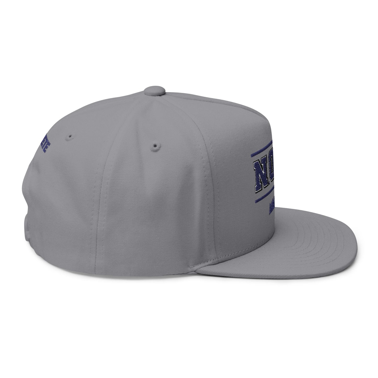 N.O.P.E.  Athletics Flat Bill Cap, Trendy Snapback Hat, Cool Cap for Sports Lovers, Gift for Athletes, Casual Streetwear